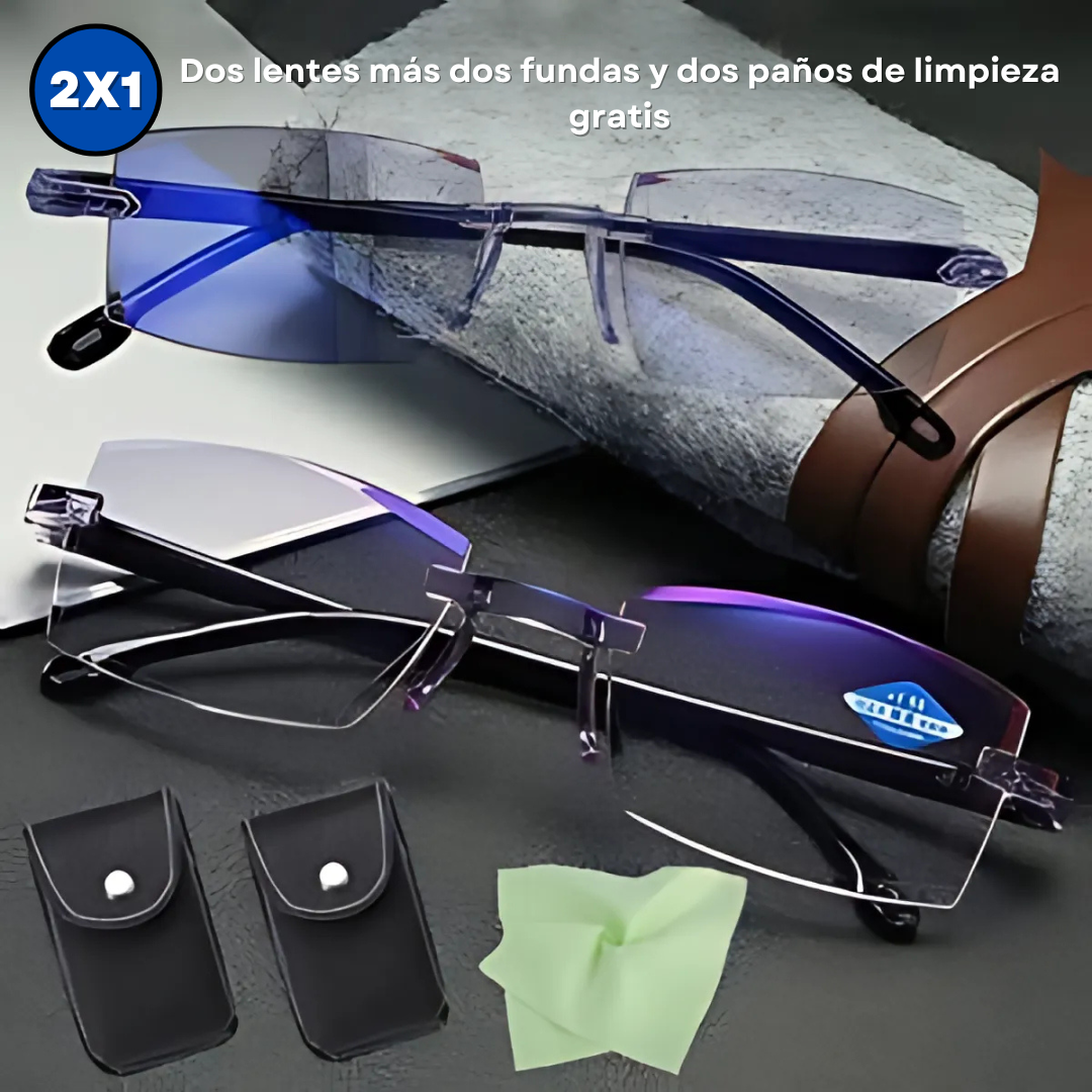 Gafas Anti-Rayos Vision™ + Funda de Cuero y Botella Limpia Gafas 500ml Gratis (Oferta 2x1)